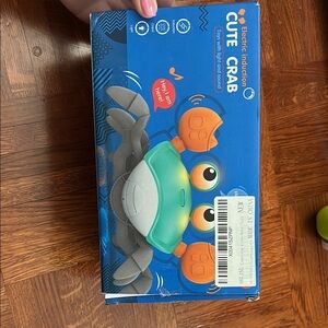 Electric Induction Cute Crab Toy - as is